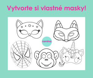 Stiahnite si masky na karneval