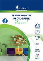 Fotopapier A4 VICTORIA 180g matn atrament