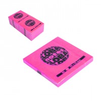 Bloky samolepiace GN 75x75 neon ruov 80l