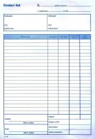 Dodac list A4 s DPH samoprepis