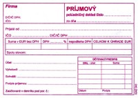 Prjmov pokladnin doklad A6 samoprepis blok
