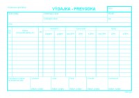 Vdajka-prevodka s DPH A5 100 listov