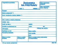 iadanka na prepravu A6 100 listov