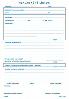Reklaman list A5 samoprepis 100 listov