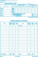 Stravn list na de A4 100 listov