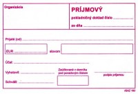 Prjmov pokladnin doklad bez DPH obyajn 100 listov