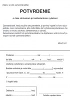Potvrdenie o ase strvenom pri vyetren A7