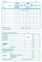 Zznam o prevdzke vozidla osobnej dopravy A5 100 listov