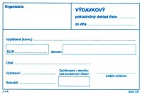 Vdavkov pokladnin doklad bez DPH samoprepis