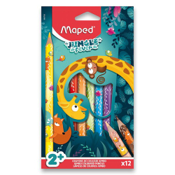 Pastelky MAPED/12 Jungle Fever Jumbo
