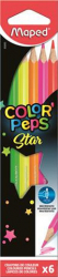 Pastelky MAPED/6 FLUO trojuholnkov tvar