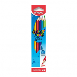 Pastelky MAPED/6 trojuholnkov tvar