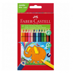 Pastelky Faber Castell Jumbo triangular set/12