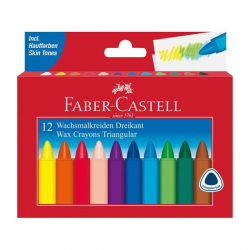 Voskovky Faber Castell/12 triangular 010