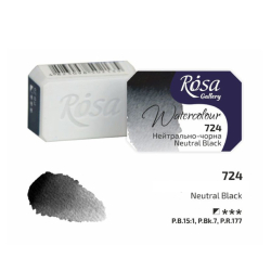 Akvarel farba Rsa Gallery 2,5ml black neutral 724