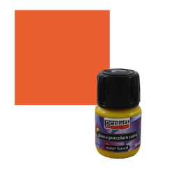 Farba na sklo a porceln 30ml oranov 21336