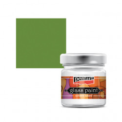 Farba na sklo 30ml olivovo zelen 25114