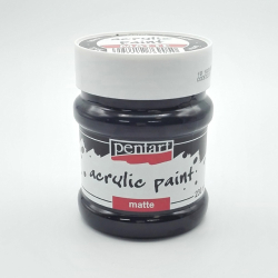 Akrylov farba Pentart 230ml, ierna 3233