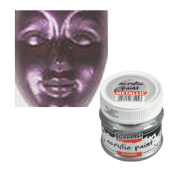 Akrylov farba metalick Pentart 50ml fialov 3497