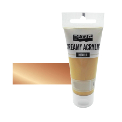 Akrylov farba krmov metalick 60ml antick meden 28003