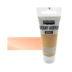 Akrylov farba krmov metalick Pentart 60ml ruov 28014
