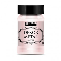 Dekor metl farba matn Pentart 100ml, ruovozlat 35122