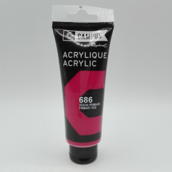Akrylov farba Campus 100ml, Primary red 686