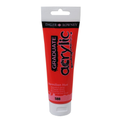 Akyrlov farba D&R Graduate 120ml Vermilion Hue 588