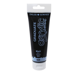 Akyrlov farba D&R Graduate 120ml Black 026