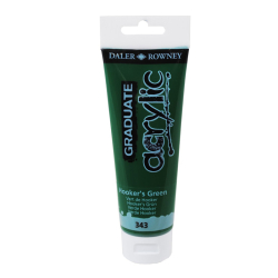 Akrylov farba D&R Graduate 120ml Hookers Green 343