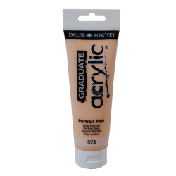 Akrylov farba D&R Graduate 120ml Portrait pink 573