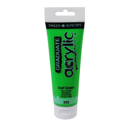 Akrylov farba D&R Graduate 120ml Leaf Green 355