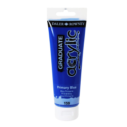 Akrylov farba D&R Graduate 120ml Primary blue 159