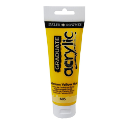 Akrylov farba D&R Graduate 120ml Cadmium Yellow 605