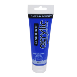 Akrylov farba D&R Graduate 120ml Ultramarine Blue 123