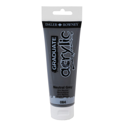 Akrylov farba D&R Graduate 120ml Natural Grey 084
