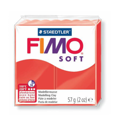FIMO modelovacia hmota 57g Soft indinska erven