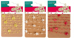 Hobby CraftFun retiazka s hviezdami 412794