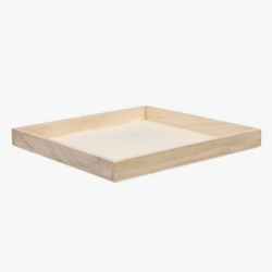 Dreven podnos tvorec 30x30x3cm