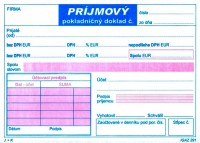 Prjmov pokladnin doklad A6 2xDPH samoprepis dvojfarebn