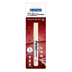 Popisova lakov Centropen 9100 biely 1-5mm