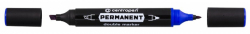 Popisova permanentn double Centropen 1666 modr