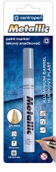 Popisova lakov CENTROPEN 2mm strieborn