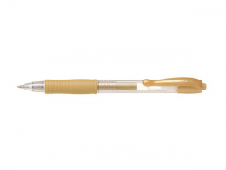 Pero glov PILOT G-2 0,32 Metal zlat