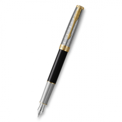 Pero plniace PARKER Sonnet Black GT 18K F