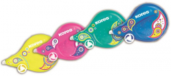 Korekn roller KORES SCOOT Fantasy Paisley 4,2mm x 8m