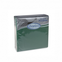 Papierov obrsky PREMIUM 40cm/50ks tmavo zelen 89106