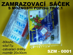 Sok mikrotnov zamrazovac 200x300 17mic transparentn