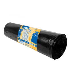 Vrece na odpad 120l 70x110cm ierne typ 60 25ks 69769