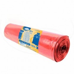 Vrece na odpad 120l 70x110cm erven typ 60 25ks 69761
